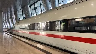 DB ICE 4 / BR 412 accelerating aggressively 德國高速鐵路ICE 4暴力加速出站（西門子IGBT-VVVF）