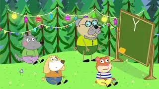 Cute Animals Learn English ABC Alphabet with Wolfoo | Pug Stories Cartoon for Kids