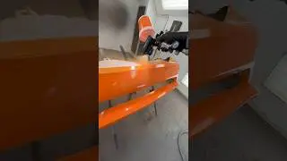 HOW TO SPRAY THE BRIGHTEST ORANGE PAINT IN THE WORLD #car #paintlife #autobody #satisfying #paint
