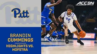 Pitt's Brandin Cummings Highlights vs. Hofstra