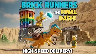 Primal Bricks | LEGO DINOSAUR Adventure: The GALLIMIMUS Brick Delivery Race!