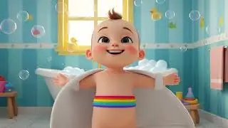 Bath Time Bubbles Rhyme for Kids | Fun Bath Song, Nursery Rhymes, Baby Songs & Kids Music 🛁