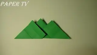 [Paper TV] Origami mountain 산 종이접기 折り紙 マウンテン como hacer montaña de papel