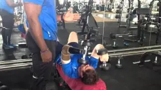 Hand amputee weight training with specialized prosthesis