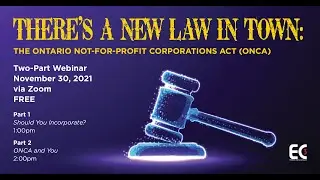 EC3 Nonprofit Webinar: Part 1 - Should You Incorporate?