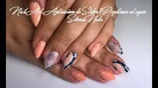 NailArt Aplicacion de Sliders / Pegatinas al agua