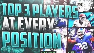 109 OVERALLS IN MADDEN MOBILE 17?! Top 3 Players At Every Position!