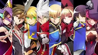 BlazBlue Central Fiction All Characters Overdrive Exceed Attacks All DLC Showcase No Commentary