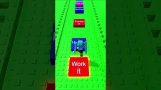 daft punk harder better faster stronger in Roblox (Walkspeed Music) Soundboard #roblox #shorts