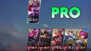 TOP GLOBAL CHOU VS 5 SUPREME PLAYERS | WHO  WILL WIN!? - MLBB