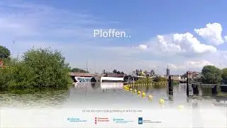 Ploffen bij de boezembrug in Halfweg