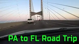 Road Trip from Central PA to FL in 3 Minutes