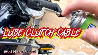 How to Lube Clutch Cable Indian Scout Bobber it&rsquo;s easy #motovlog #steelhorsearound #education