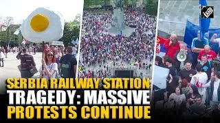 Student protests continue in Serbia over railway station canopy collapse