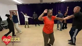 Nelson Flores Latin Hustle Class Demo, Ripley Grier, NYC 7/15/2025 ( pt1) #dance #hustledance #dwts