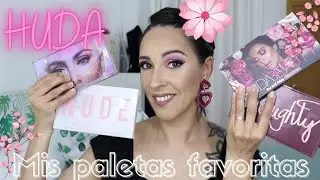 💝 Mis paletas PREFERIDAS de Huda Beauty |Rose gold➕New nude, Mercury retrograde, Naughty ALTA GAMA