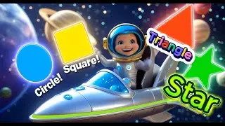 Captain Zoom&rsquo;s Shape Adventure | Learn Shapes in Space | Nursery Rhyme Song for Kids #shapes