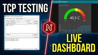 Node-RED TCP Testing: Use TCP Simulator to Build a Live Dashboard