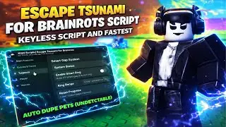 [🌪️ BEST] Escape Tsunami for Brainrots Script &ndash; NO KEY | AUTO FARM | TP TO END | AUTO EVENTS | DUPE👀