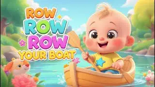 Row Row Row Your Boat- River Adventure Story | Baby Songs & Nursery Rhymes#kidssongs #nurseryrhymes