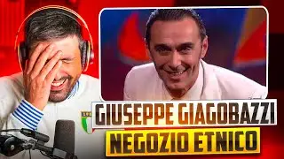 REAGISCO A GIACOBAZZI E IL SUO NEGOZO ETNICO [ZELIG]