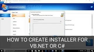 How To Create Installer In VB.Net/ C#.Net