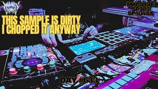 Dirty Sample Chops | Making A Grimy Boom Bap Beat | MPC Live + SP404SX + SP303 (No Talking)