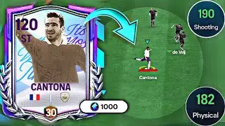 The Beast Finisher 😮&zwj;💨🔥 115 Ovr ERIC CANTONA Card Review - Fc mobile 