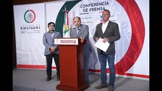 EN VIVO / Conferencia de prensa del Dip. Manuel Alejandro Robles G&oacute;mez (MORENA)