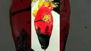 new painting collection|amazing leaf painting #shorts #painting #viral #leafart #trending