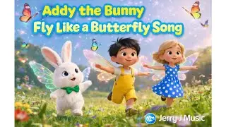 Fly Like a Butterfly 🦋 | Fun Dance Song for Kids with Addy the Bunny 🐰