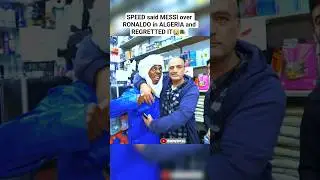 SPEED Picks MESSI Over RONALDO In ALGERIA🇩🇿😳 #ishowspeed #algeria #messi #ronaldo #africatour