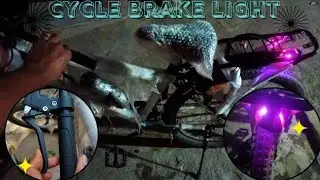 How To Make Brake Light For Cycle|| Easy Cycle Brake Light System At Home @ AAcrafts7860