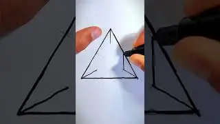 Regarde cette illusion d'optique facile &agrave; faire #draw #dessin #easydrawing
