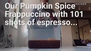 ($47.30) World's Most Expensive Starbucks Drink - Quadriginoctuple Frap