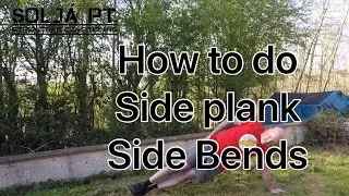 Solja PT - How to do Side Plank Side Bends #WithMe #StayHome #AtHome #Training #HomeFitness