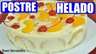 HAZ POSTRE HELADO DE DURAZNO| ROSVI HERNANDEZ