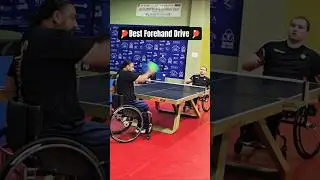 Table Tennis Best Forehand Drive  #tabletennis #foryou #paratabletennis #pingpong #tabletennisplayer