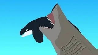 Maneater bull shark vs megalodon Meg by Sharktopus gaming1277