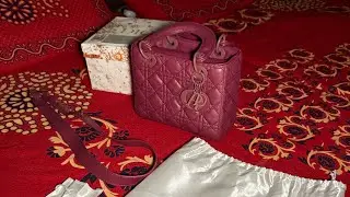 my 1st luxury bag unboxing | christan lady dior bag unboxing