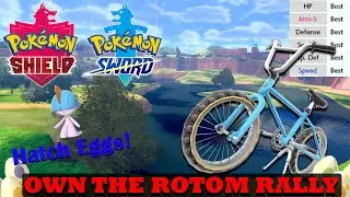 Pokemon Sword/Shield: Rotom Rally! ЗАРАБАТЫВАЙТЕ ВАТТЫ / ВЫЛУПАЙТЕ ЯЙЦА БЫСТРО!