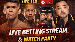 🥊UFC Vegas113 Live Betting Stream | Bautista vs Oliveira Watch Party