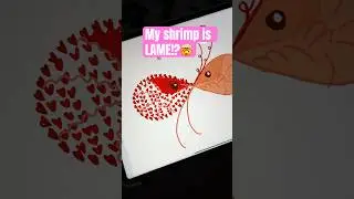 Drawing super lovely shrimp 🤯😭 #artworkout #drawing #digitalart
