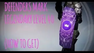 NEW DEFENDER'S MARK LEGENDARY LEVEL 40 (TITAN)