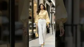 Elegant Blouse and Trourses Outfits | BELISVAYA style #shorts