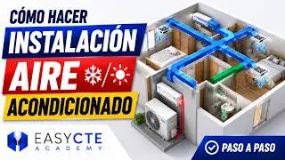 Cómo hacer la instalación de aire acondicionado.