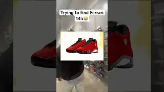 Trying to find Ferrari Jordan 14&rsquo;s on release day😭 #sneaker #shoes
