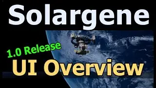 Game UI and Menu Overview | Solargene (Colony Stations Management Game)