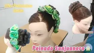 Peinado Sanjuanero #tendencia2023 #Sampedro #Sanjuanero #Huila 🌺💃🕺