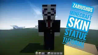 Minecraft Tutorial: How to make a ZariusHD skin statue